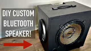 DIY Bluetooth 2.1 Speaker Box - 540 Watt POWERFUL Sound System
