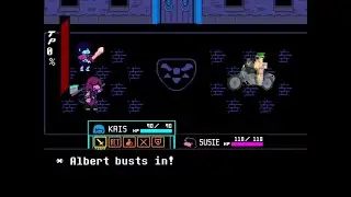 Albert Runs People Over with a Motorcycle but I put Lancer's Theme Over It