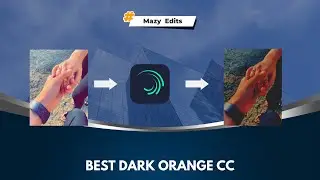 Quality Orange HDR Cc Video Making In Alight Motion Tutorial Hindi | New Trending 4k Quality HDR CC