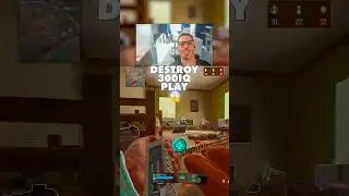 Crazy 300IQ play on a squad!!!😱 Live everyday!!💪 