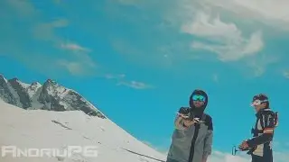 Carry your drone while snowboarding