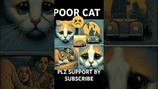 Poor cat left alon😥. 