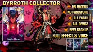Script Skin Dyrroth Collector • Full Effect Voice • no passsword • new Pacth