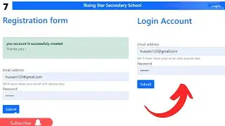 Login & Logout in PHP With Session and MySQL with validation