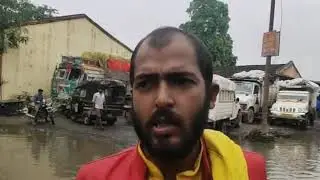 मुज़फ़्फ़रपुर बाजार समिति के हालात पर मीडिया के सवालों का जबाब देते हुए अभिषेक कुमार ठाकुर