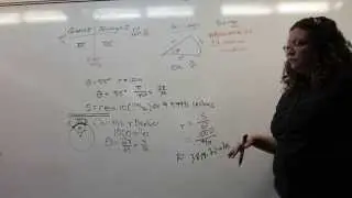 Quadrants and the arc length formula.