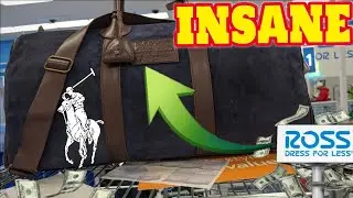 $200 AT ROSS  ON EBAY $900 👉 Polo Ralph Lauren Heritage Suede Leather Duffel Weekender Bag AT ROSS 🔥