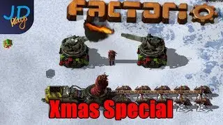 Xmas Special | Factorio Mod Highlight | Big Winter, Xmas Tree & Feel, Holiday Artillery, Biter Santa