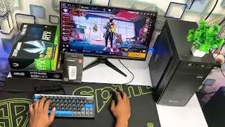 ₹10200 Powerful Budget PC full setup i7 16gb ram 256gb SSD Unboxing 🖥️ for gaming free fire gta5 min