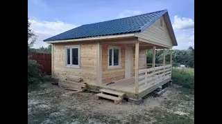 Актуальная цена бани из бруса 6х6 в 2023 году