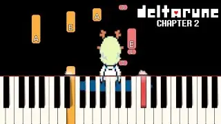 Lost Girl (Noelle's Theme) - Deltarune Chapter 2 | Piano Tutorial (Synthesia)