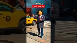 🔴 Donald Trump Impersonator Performs Outside Trump tower in New York City, Manhattan, NYC 