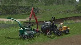 Farming Simulator 17 - Forestry Equipment - Sampo Rosenlew HR46X - Jenz HEM583Z