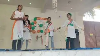 dance performance by school students #dance #deshbhagti #school #love