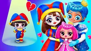 ¡La familia Candy se ha Separado! ¡Mi Madrastra Pomni es MALA! 32 Manualidades para LOL OMG