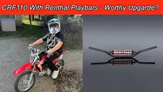 CRF110 Renthal Playbar Handlebars