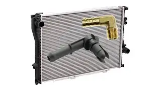 How to repair radiator on BMW E39 M52. How to replace Radiator Vent Hose Fitting BMW E39 BMW E38.