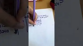Cómo calcular el mínimo común múltiplo de 3 número #examenunam
