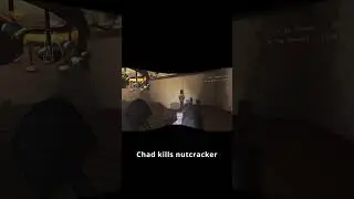 chad kills nutcracker with only shovel in #lethalcompany #gaming #horrorgaming