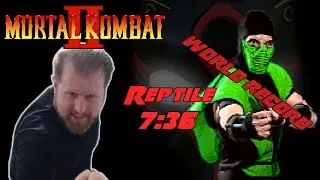 WORLD RECORD! Epic Mortal Kombat II Speedrun with Reptile in 