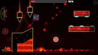 Geometry Dash - Impact X (1st demon completed on mobile)
