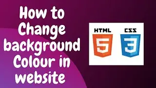 How to change background color and set image on it in website