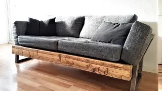 DIY Industrial Couch (Plans available!)