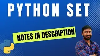 Sets in Python - Explained with Examples | Python Tutorial for Beginners in Hindi