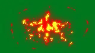 Animated Flame Free Blue Screen Footage Green Screen 17