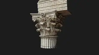 Remote Scanning of Column Capital