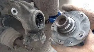 Megane 3 Scenic 3 front wheel bearing replacement