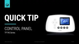 TP740 - quick tip - set the time for the filter cycle