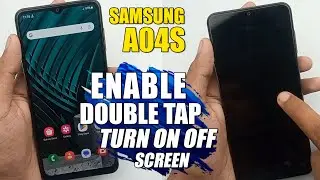 How To Enable Double Tap To Turn On Off Screen - Samsung Galaxy A04s