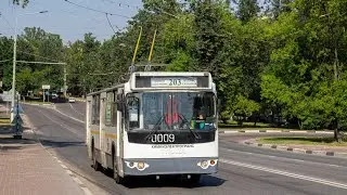 Поездка на Химкинском троллейбусе ЗиУ-682Г-016.05 №0009 №202 Улица Дружбы-м.Планерная