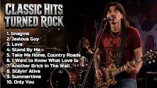 Legendary Classic Songs Turned Into ROCK Versions  Imagine, Stand By Me, Country Roads,Stayin’ Alive
