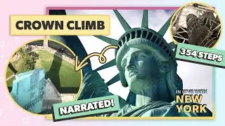 🗽 Statue of Liberty Crown Climb - Statue of Liberty Crown View | August 2023 | NYC VLOG