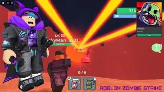 Playing Roblox Zombie Strike
