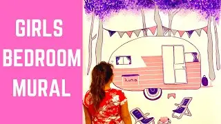 Bedroom MURAL for little girl's room