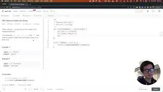LC in JS: 345. Reverse Vowels of a String [String Pattern]
