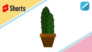 Cactus drawing in Infinite Design 