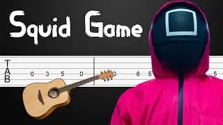 Pink Soldiers - OST Squid Game Guitar Tutorial, Guitar Tabs, Guitar Lesson  (Fingerstyle)