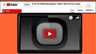 how to find keyword, tags,in any popular viral video