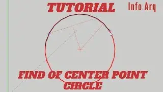 Find of Center Point Circle -1001bit Plugin SketchUp Tutorial