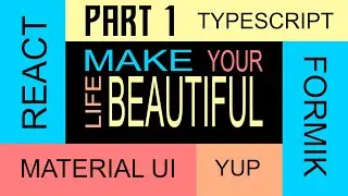 Easy Form with Material UI [Easy Stylish Form Using Material UI + React TS + Formik + Yup 1/4]