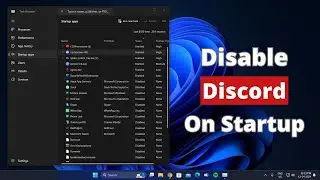 How to Stop Discord  From Opening Up on Startup