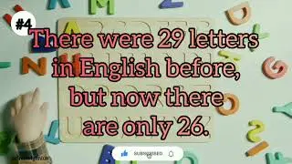 15 Interesting facts about English alphabets | #circleofgenius #facts #english #englishalphabets