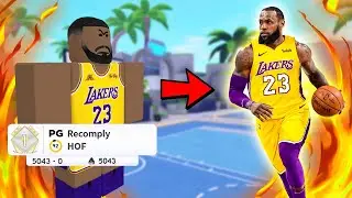 LEBRON JAMES TAKES OVER THE 1V1 COURT IN HOOPZ!? 😱 (ROBLOX)