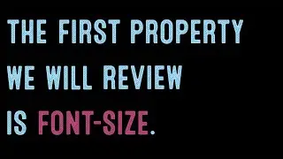 Coding for Beginners: The Font-Size Property