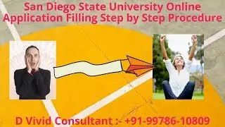 San Diego State University Online Application Filling Step by Step Procedure
