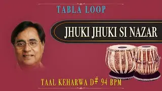 Jhuki Jhuki Si Nazar | Jagjit Singh | Tabla Loop | D# 94 BPM | Tabla Loop | Keharwa Loop | Keharwa
